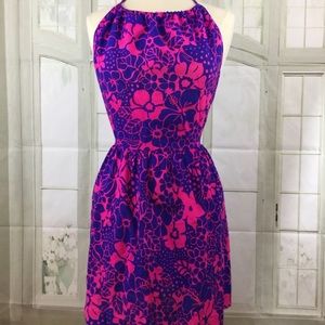 Vintage Hawaiian Halter Dress Needs TLC (Elastic)
